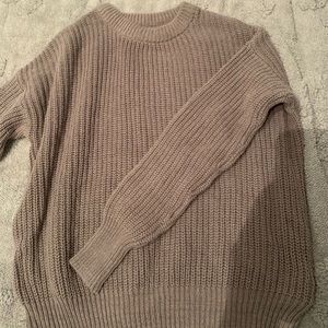 grey cropped urban outfitters sweater